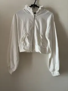 しまむら 眞白ありす コラボ パーカー 白