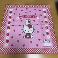 栃木限定 キティ ✨いちご✨ ピンク ご当地ハンカチ サンリオ - メルカリ