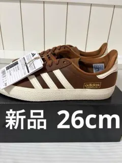 新品 26cm adidas GAZELLE ADV ブラウン茶