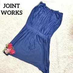 JOINT WORKS 　【ノースリーブ】【腰紐】ブルー　チュニック　Fのサムネイル