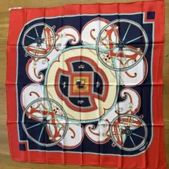 W*!様 【中古美品】HERMES エルメス カレ スカーフ