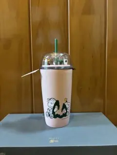 新品スターバックス スヌーピー ステンレスコールドカップタンブラー ピンク
