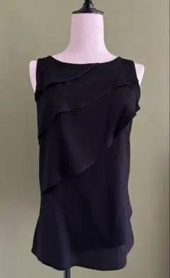 Zara ベーシック ブラック ノースリーブ トップス XS