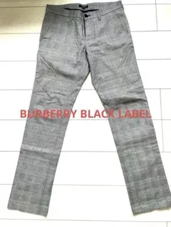 BLACK LABEL BURBERRY チェック柄パンツ76