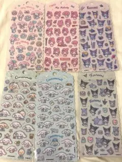 【正規品】日本未発売　サンリオ　立体シール　6枚セット