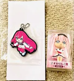 巡音ルカ　すわりんこフィギュア＆ラバーキーホルダーセット