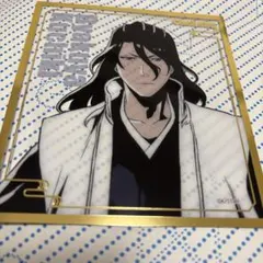 BLEACH WORLD クリアミニ色紙　朽木白哉