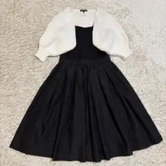 INDIVI ボレロ カーディガン アイボリー 羽織り フォーマル 結婚式