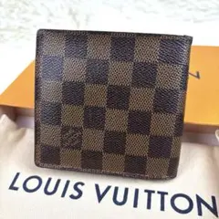 ルイヴィトン　ダミエ　マルコ　財布　N61665 ルイヴィトン ダミエ ポルトフォイユ マルコ 二つ折り財布 N61665