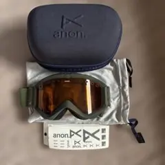 値下げ★anon ゴーグル オリーブグリーン ブラウンレンズ