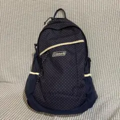 Coleman ウォーカー　リュック ドット柄 ネイビー コールマンのサムネイル