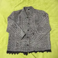 古着 柄シャツ 総柄 花柄ブラウス レトロ 昭和レトロ