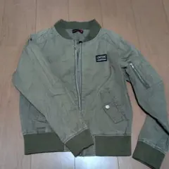 LOVETOXIC MA‐1風ブルゾン カーキ キッズL