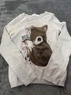 H&M キッズ　女の子　薄手ニット　140