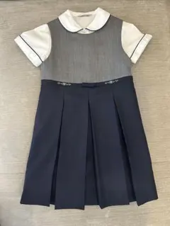 よつば】小学校受験本番服（ブラウス、ジャンパースカート）115cm 