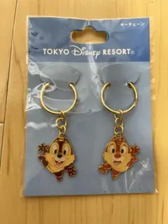 ディズニー　チップとデールキーチェーン