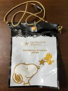 スヌーピー　アクリル　ポシェット　バック