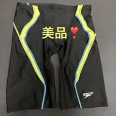 speedo 競泳水着 ブラック/イエローFINA公認