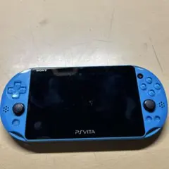 PS Vita 本体 アクアブルー Minecraftソフト付き（ジャンク品） - メルカリ