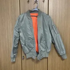 カーキ MA-1ジャケット サイズ2