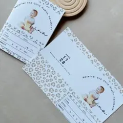 ヒョウ柄母子手帳カバー 母子手帳カバー お薬手帳カバー お写真入り 母子健康手帳