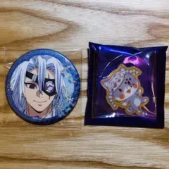 【２点】宇髄天元 グリッター缶バッジ アニマルクッキーバッチ ランダム