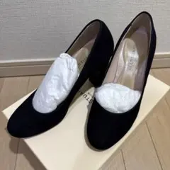 JILLSTUART スウェードヒールパンプス　黒　23㎝