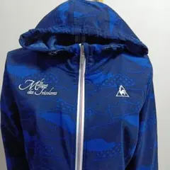 le coq sportif フード付き薄手フルジップパーカーMサイズ ネイビーのサムネイル