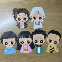 鬼滅の刃 折り紙キャラクター 竈門家セット
