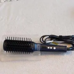 SALONIA サロニア ストレートヒートブラシ スリム ネイビー