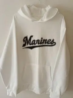 美品　千葉ロッテマリーンズ　練習用パーカー　使用感有り　サイズはXＬ 美品 千葉ロッテマリーンズ 練習用パーカー 使用感有り サイズはXL