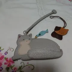 IBIZA ねこ コインケース ストラップ付き チャーム イビザ イビサ