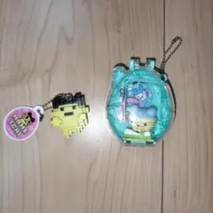 たまごっちセット ヤングまめっち & ドットフィギュアチャーム まめっち♩