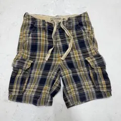 Abercrombie&Fitch アバクロ カーゴ ショーツ チェック