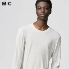UNIQLO C 極暖ヒートテックカシミヤクルーネック ナチュラル L 2枚