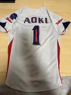 【当時物】ヤクルトスワローズ　館山　ビームス　ホーム　ユニフォーム　ゼット　XL 当時物】ヤクルトスワローズ 館山 ビームス ホーム ユニフォーム