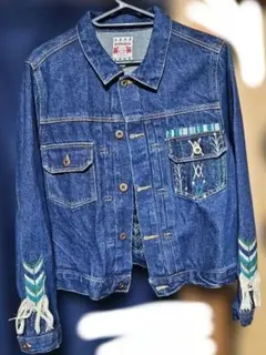 TITICACA 刺繍デニムジャケット F