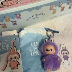 ラブブ LABUBU ミニラブブ PIN FOR LOVE イニシャルT