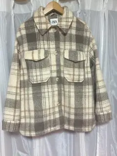 ZARA チェック柄ジャケット