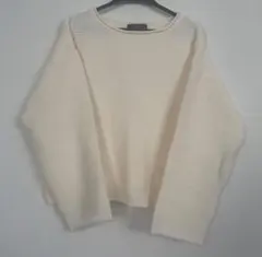 w closet ホワイトニット セーター