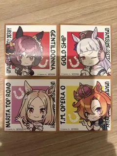 ウマ娘　ミニミニ色紙風イラストシート　購入特典　前半