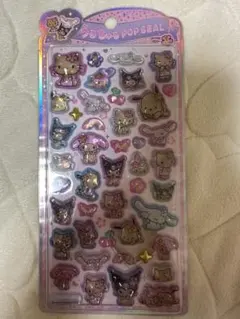 【正規品】サンリオ　日焼け　うるちゅるポップシール　ボンボンドロップシール