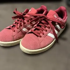 古着 adidas ストリート レッド スエード スニーカー