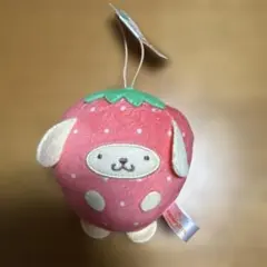 サンリオキャラクターズ フルーツ着ぐるみマスコット いちご ポムポムプリン