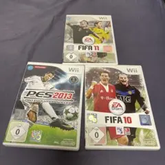Wii 北米版　FIFA10、11、PES2013