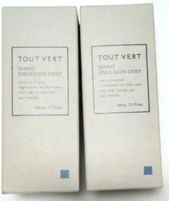 TOUT VERT エッセンスローション ナノエマルジョン クリーム 3点セット