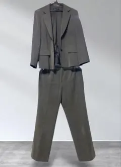 KORET セットアップスーツ 13号グレー ジャケット パンツフォーマル日本製