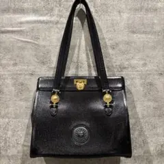 GIANNI VERSACE 黒 ボックス型 ショルダーバッグ - メルカリ