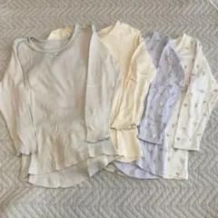 バースデイ 長袖コットン肌着 女の子向け 4枚セット