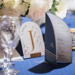 真鍮　カードスタンドセット　結婚式　披露宴